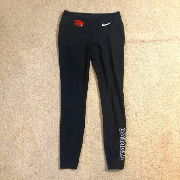 OSU Beavers Nike Dri-Fit Leggings. Sz Small. Gently used. - Picture 1 of 7